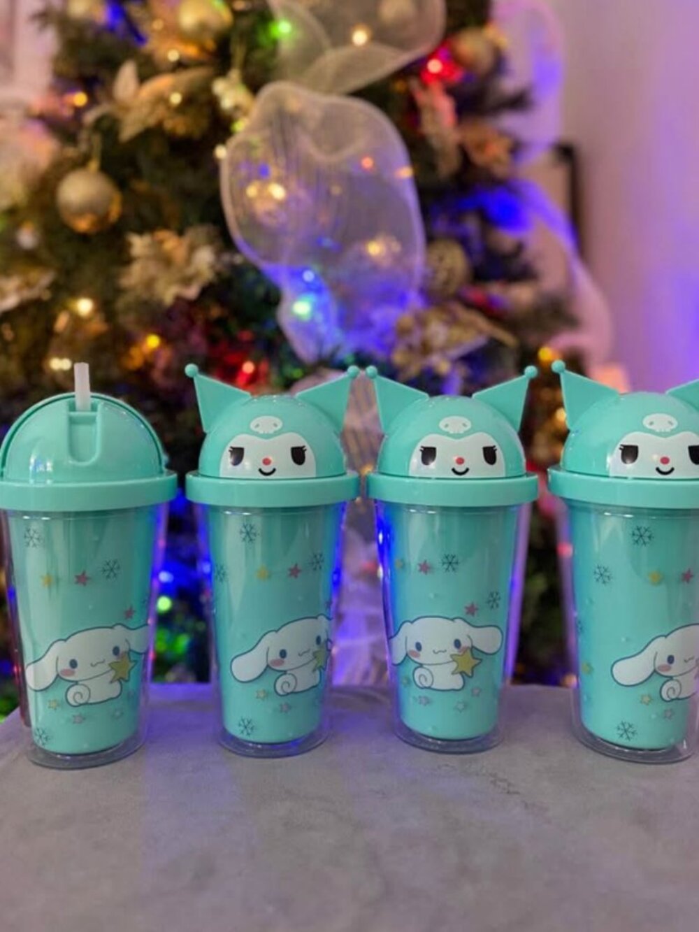 Cinnamoroll plastic cup 🩵 4pcs for $45 OR $12 each